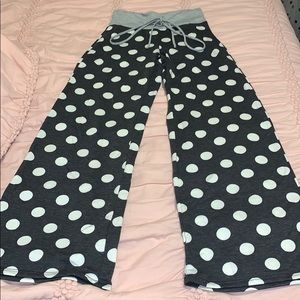 Polka Dot Flare Pants